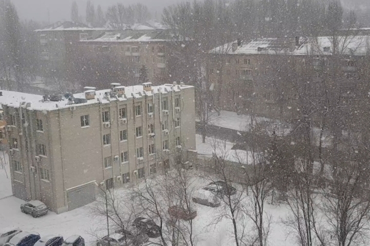 Неделя в Саратовской области начнется со снегопада и метели
