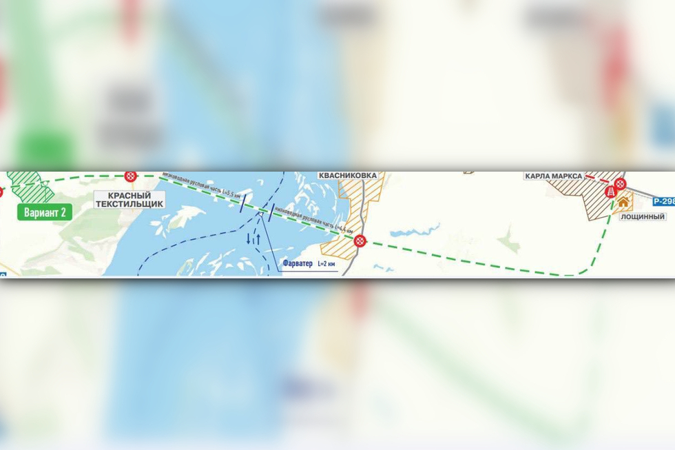 Третья очередь моста через волгу проект на карте