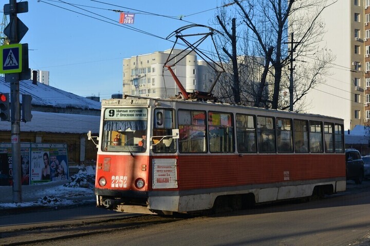 В областном центре несколько часов не ходят трамваи популярного маршрута