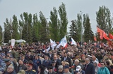 Тысячи саратовцев пришли отпраздновать День Победы на Соколовую гору. Фоторепортаж