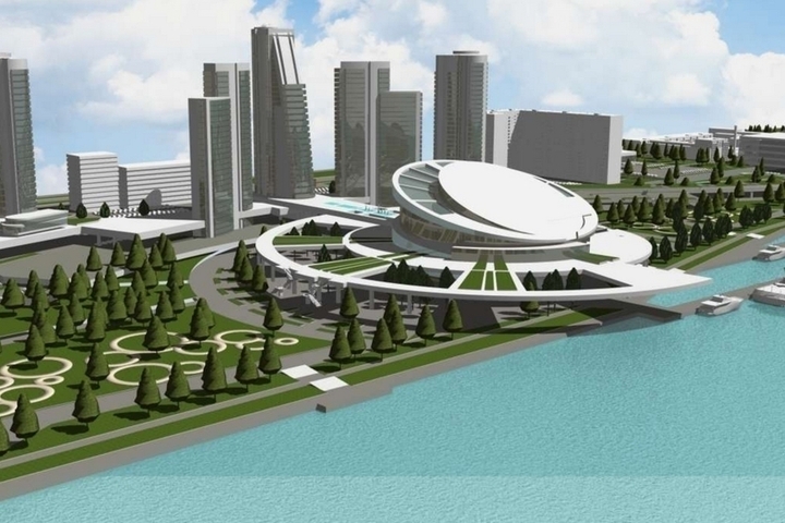 Обнародована концепция развития новой набережной Саратова с конгресс-холлом, огромным причалом и аквапарком