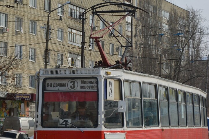 В Саратове на неопределенное время закрывается уже пятый трамвайный маршрут
