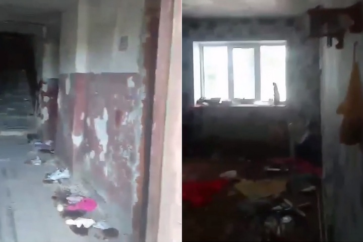 В Саратове у жильцов аварийного общежития обокрали квартиры, вытащив весь металл, но им до сих пор приходят платежки за свет (видео)