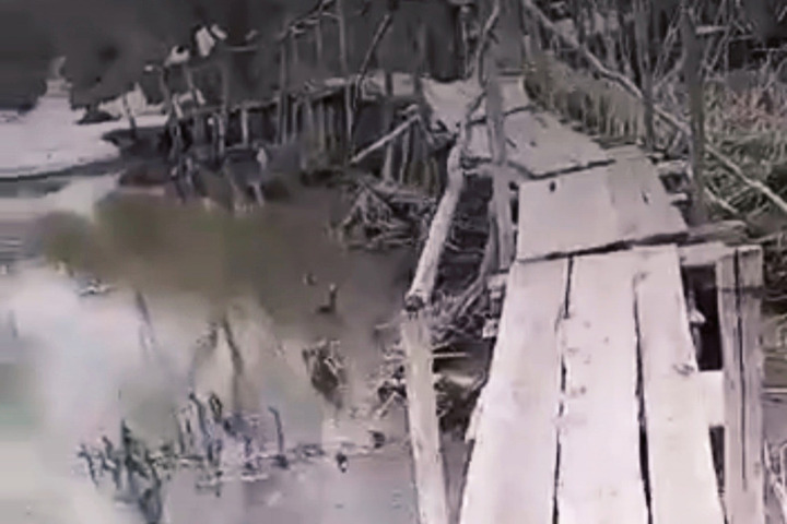 Мост «из фильма ужасов» в Саратовской области привлек внимание главы федерального СК