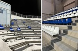 Спортивный каннибализм: на саратовском стадионе «Локомотив» открутили и вывезли сидения (похожие кресла появились в «достроенном» центре «Протон-Арена», который продемонстрировали спикеру ГД РФ)