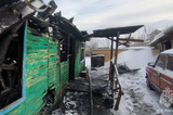 Ночной пожар в Хвалынске унёс жизни двух мужчин
