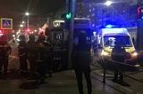 На улице Чернышевского водитель автобуса № 90 протаранил столб