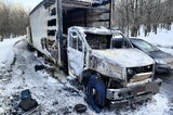Рано утром на Кумысной поляне горела «ГАЗель» с морепродуктами