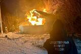 Во вспыхнувшем сельском доме нашли тело пенсионера