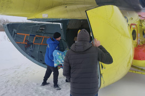 На вертолёте в Саратов доставили пациента с сильным обморожением 