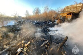 В сгоревшей даче нашли тело пенсионера