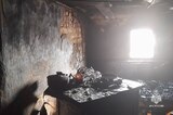 После пожара в сельском доме было обнаружено тело мужчины