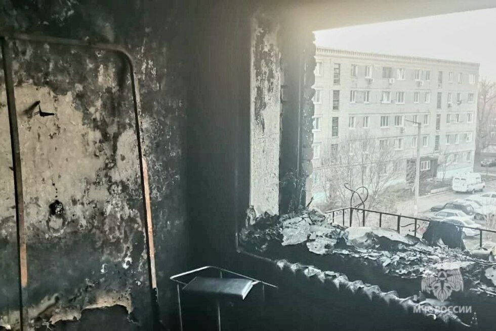 В результате пожара в пятиэтажке погиб пенсионер, двое госпитализированы