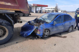 В тройном ДТП с грузовиком в Гагаринском районе пострадал водитель отечественной легковушки