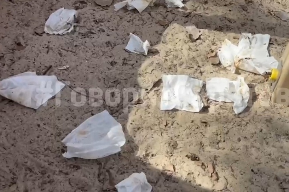 Горожанин: в Детском парке песочницу превратили в туалет