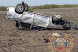 Под Аркадаком водитель опрокинул «десятку» и оказался в больнице