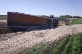 На федеральной трассе фура съехала в кювет: водитель в больнице