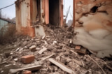 При разборе дома на мужчину рухнула стена