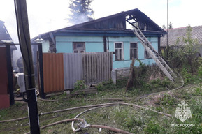 Из горящего дома в Петровске спаслась хозяйка
