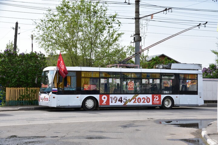 На улицы двух городов выйдет «Троллейбус Победы»: названы даты акции и маршруты
