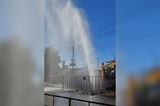 В Саратове забил коммунальный фонтан
