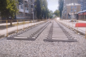 «Техники — ноль, людей — ноль»: житель Саратова рассказал, как выглядят «активные работы» на трамвайном маршруте № 9, обещанные губернатором