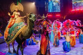 В Саратовском цирке прошла грандиозная премьера нового шоу Гии Эрадзе «Песчаная сказка»