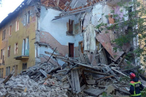 В Заводском районе частично обрушилось трёхэтажное здание
