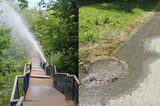 «Если отключили воду, приходите принять душ»: саратовцы рассказали о коммунальных фонтанах 
