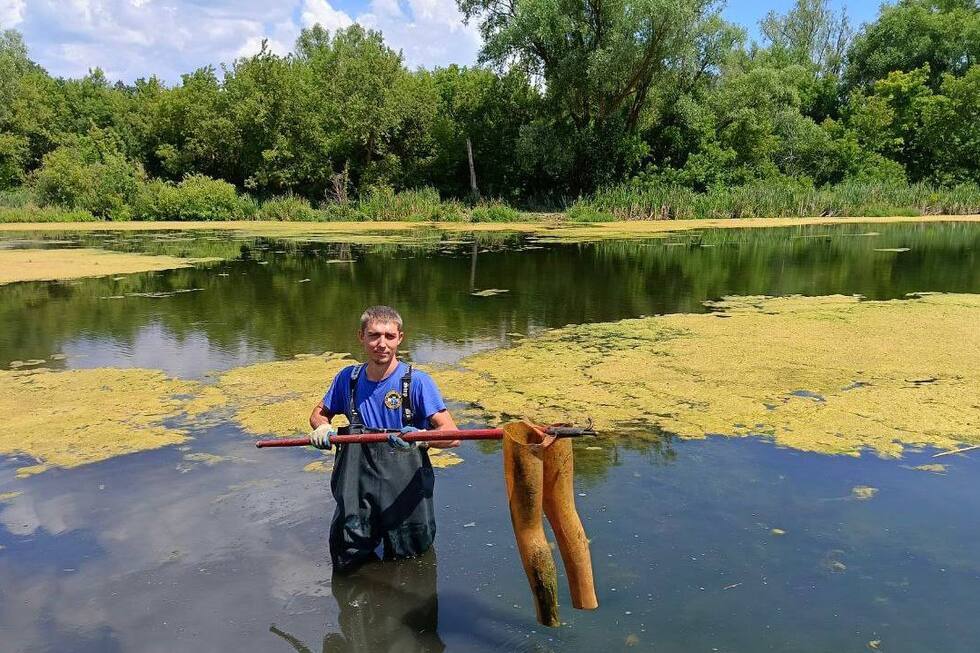 Спасатели рассказали, как из озера в Вольске выловили ноги без туловища
