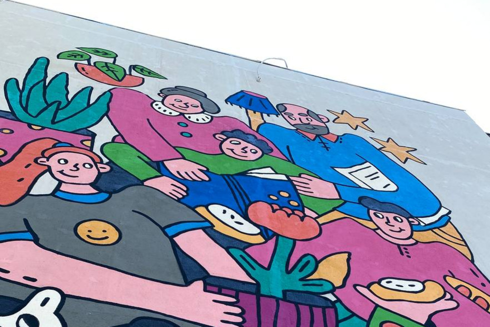 В Саратове появилось новое гигантское граффити: фото