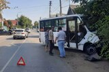 В центре Энгельса маршрутка с пассажирами попала в ДТП: пострадали пять человек