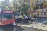 В центре Саратова из-за ДТП уже час не работают все трамвайные маршруты