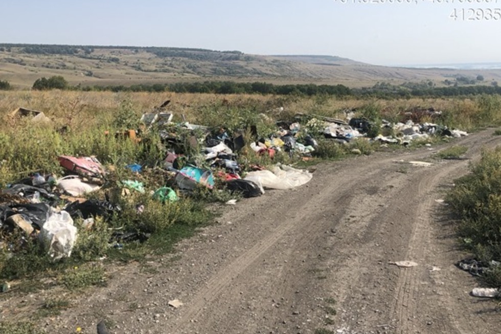 Саратовский регоператор выявил несанкционированную свалку в Гагаринском районе