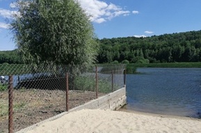 В Усть-Курдюме нашли очередной забор, перекрывающий доступ к Волге