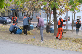 Саратовские энергетики навели порядок в сквере Героев Краснодона