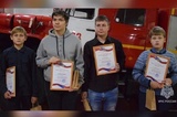 Награждены пятеро несовершеннолетних, которые помогли потушить серьёзный пожар в райцентре