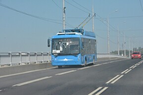 В Саратове массово простаивают троллейбусы