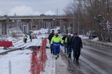 Пешком по шпалам-2. Губернатор снова не досчитался рабочих и материалов на маршруте «скоростного трамвая», последовали выговоры