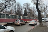 Второе утро подряд в Саратове перестают ходить трамваи