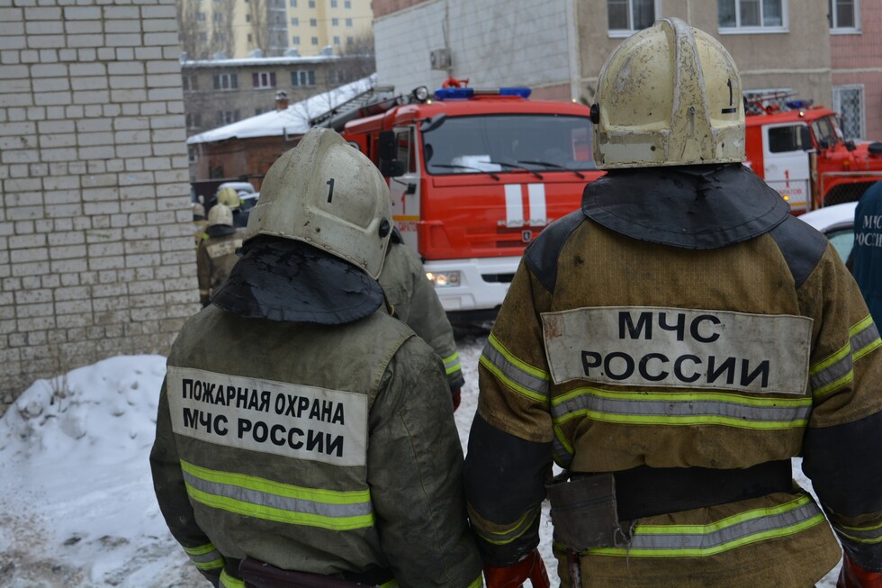 В Энгельсе сгорела легковушка