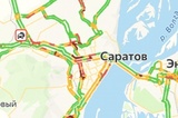 Час пик в Саратове: прервана работа популярного трамвайного маршрута, на дорогах «мертвые» пробки