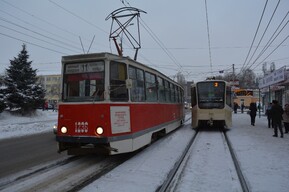 В Саратове встали трамваи двух маршрутов