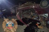 В Вольском районе «Гранта» врезалась в перевернувшуюся «Оку»: водитель погиб, двое пострадали