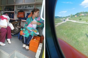 Двойне недоношенных девочек понадобился вертолет с реанимационной бригадой