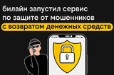 Билайн запустил сервис по защите от мошенников с возвратом денежных средств