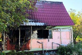 В Балаковском районе огонь уничтожил баню
