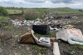 Регоператор выявил крупную несанкционированную свалку под Саратовом