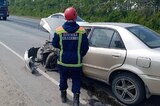 У заправки в Саратове столкнулись три машины: есть пострадавшие