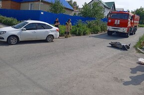 Десятилетний мальчик на скутере попал в больницу после столкновения с легковушкой